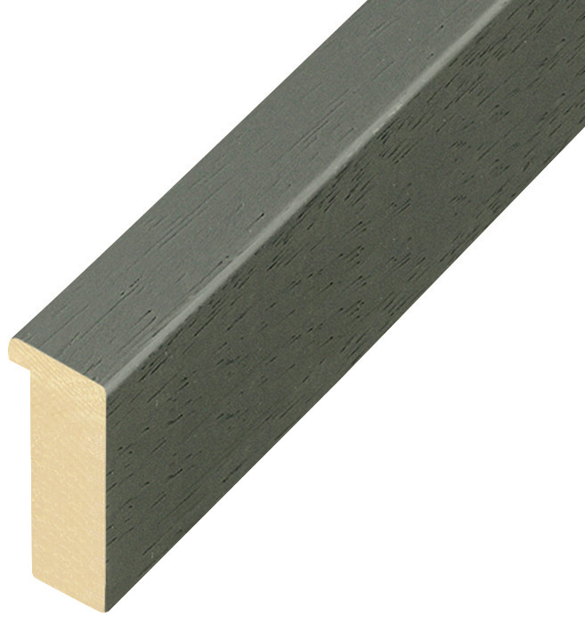 Moulding ayous Width 20mm Height 45 - iron, open grain