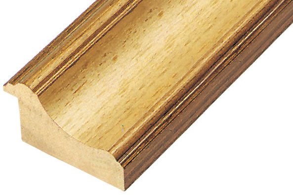 Moulding ayous, width 70mm, height 34 - gold