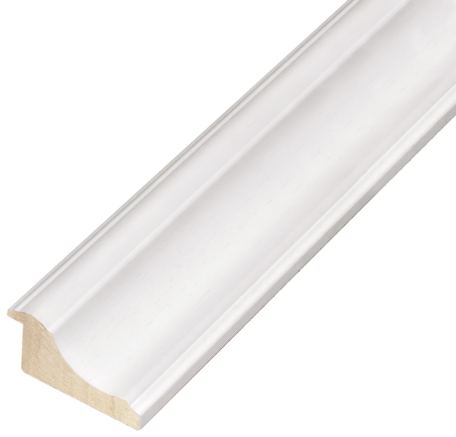 Moulding ayous, width 67mm, height 32 - White - 869BIANCO