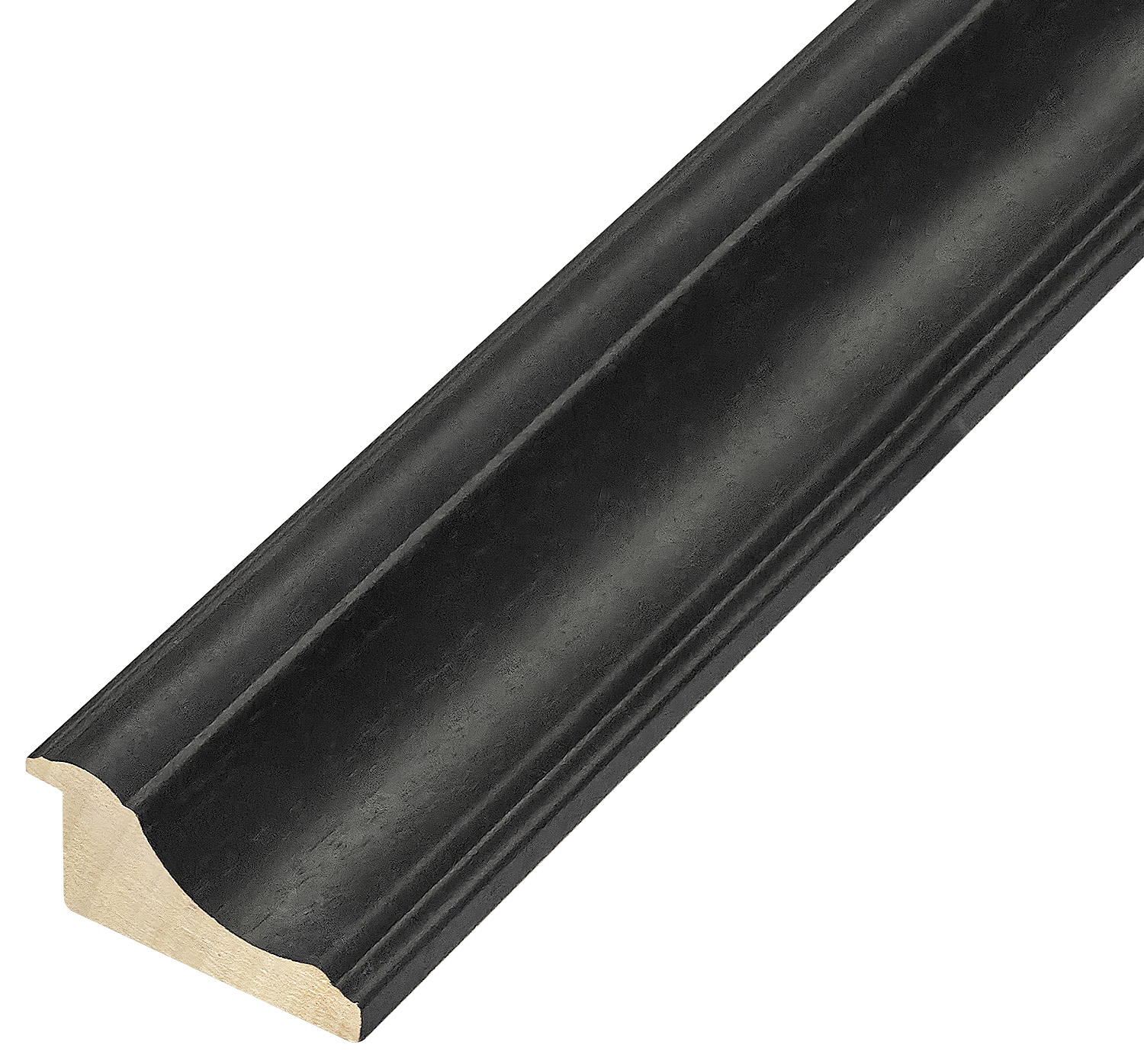 Moulding ayous, width 67mm, height 32 - Black - 869NERO