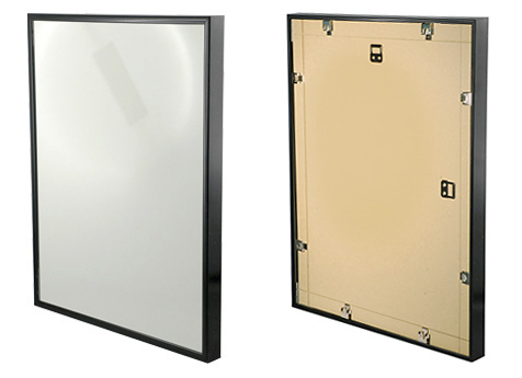 Aluminum clip frames, black - cm 70x100