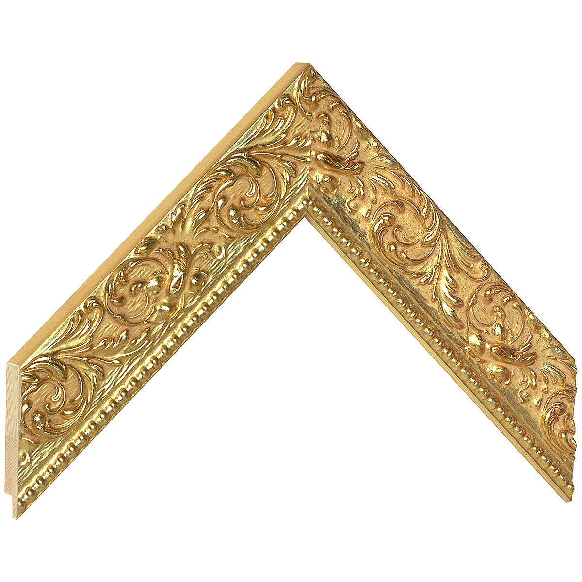 Corner sample of moulding 437ORO