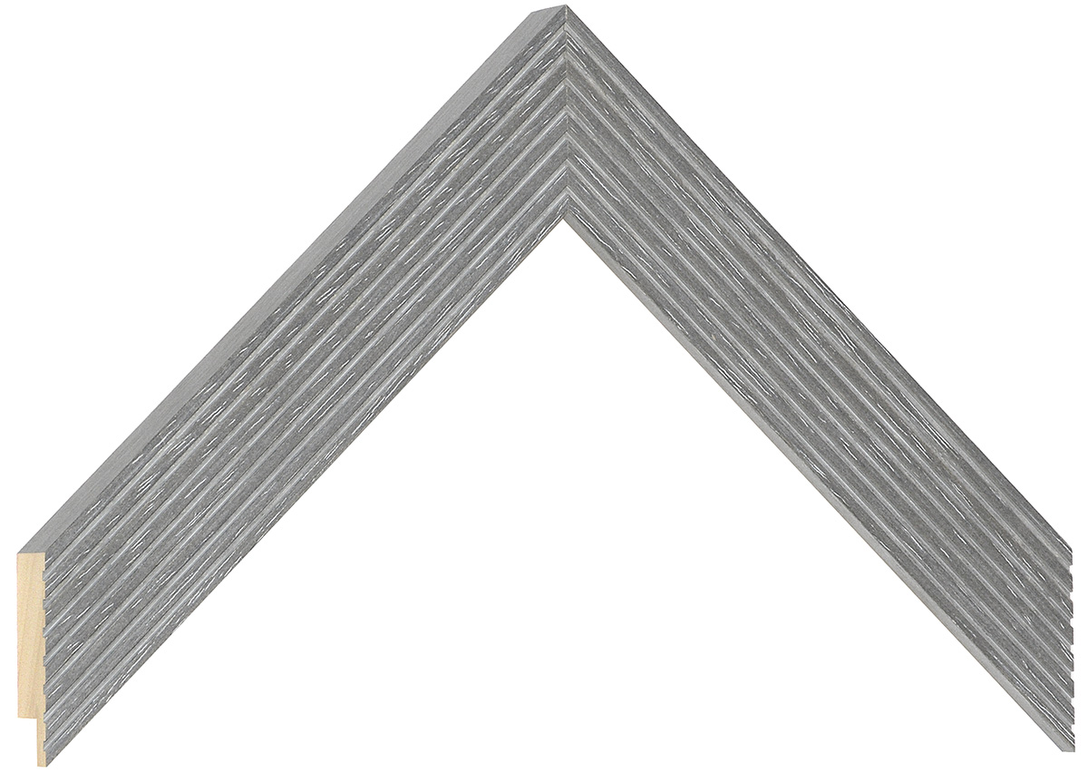 Corner sample of moulding 468GRIGIO