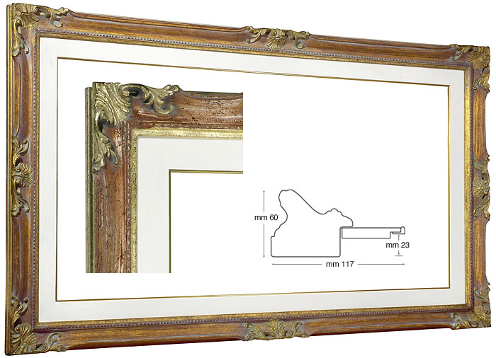 Ready-made Florentine frames 600x1200 mm