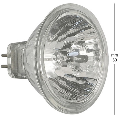 Halogen lamps 50 watt, direct light