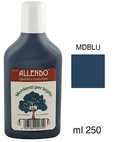 Wood stein - Bottle 250 ml -  Blue - MDBLU