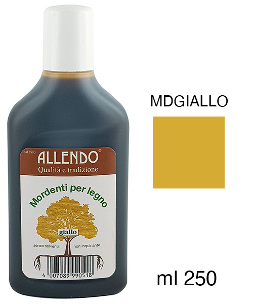 Wood stein - Bottle 250 ml - Yellow - MDGIALLO