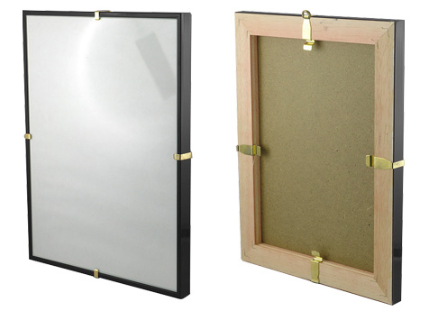 Wooden clip frames, black - cm 50x60