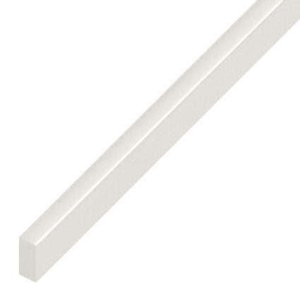 Spacer plastic, flat 5x10mm - white