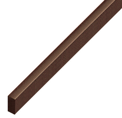 Spacer plastic, flat 5x10mm - walnut