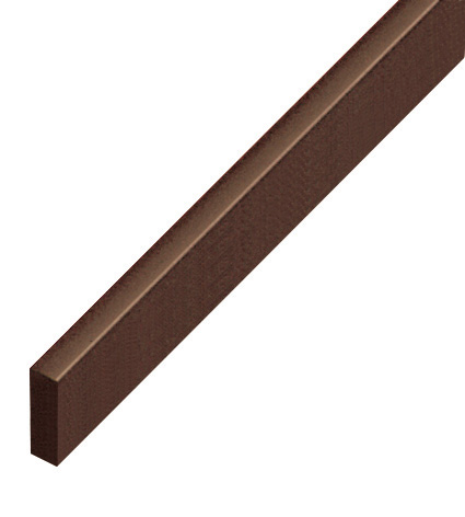 Spacer plastic, flat 5x15mm - walnut - P15NOCE