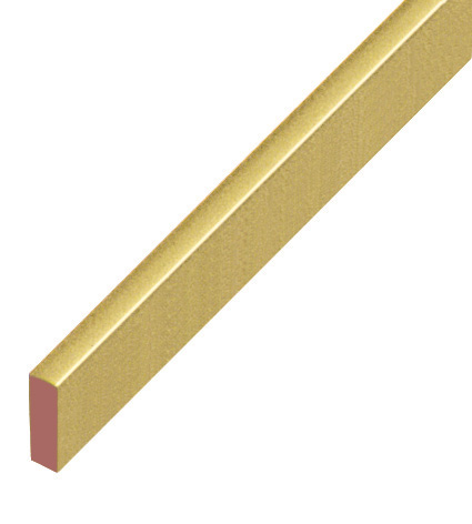 Spacer plastic, flat 5x15mm - gold - P15ORO