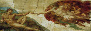 Poster: Michelangelo: La Creazione - cm 120x80
