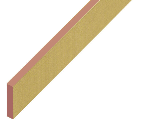 Spacer plastic, flat 5x25mm - gold - P25ORO