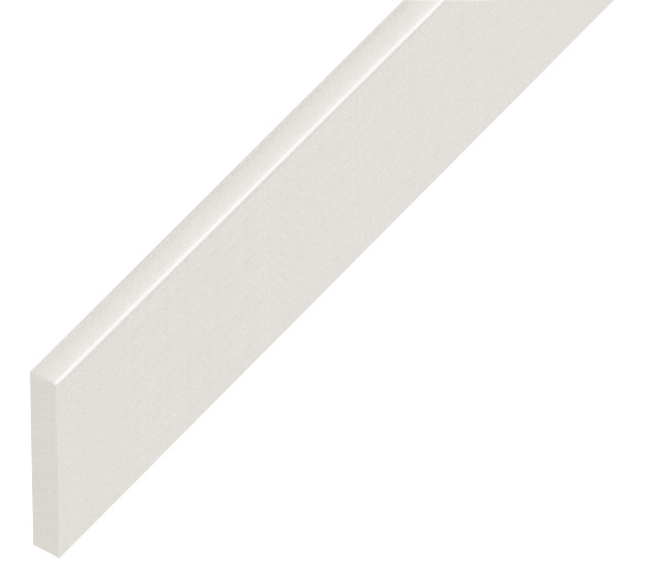 Spacer plastic, flat 5x30mm - white - P30BIANCO