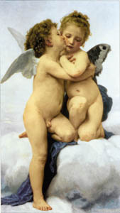 Poster: Bouguereau: First Kiss - cm 60x100