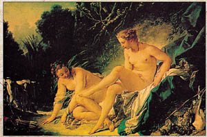 Poster: Boucher: Diana al bagno - 70x50