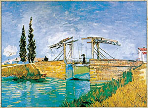 Poster: Van Gogh: Il ponte - cm 50x40