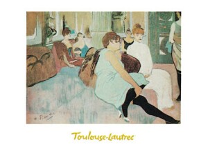 Poster: Toulouse-Lautrec: Rue des Moulines 70x50