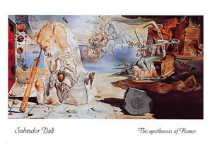 Poster: Dalì: Apotheosis of Homer - cm 70x50