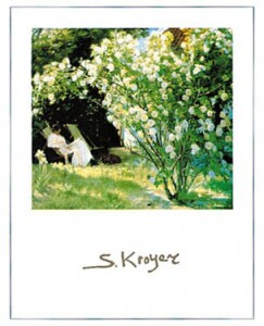 Poster: Kroyer: Rosen Garten - cm 50x70