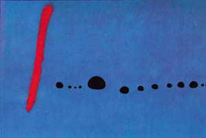 Poster: Mirò: Blu - cm 100x70