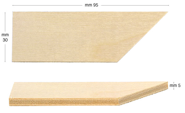 Plywood wedges for stretcher bars 