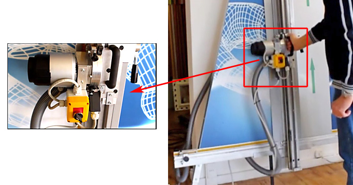 Cutting head for vertical cutting for Gladium Universal