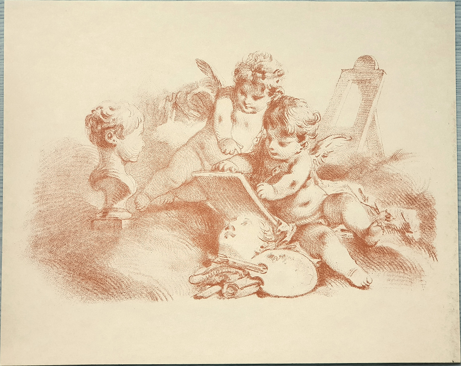 Print: Putti - cm 30x24