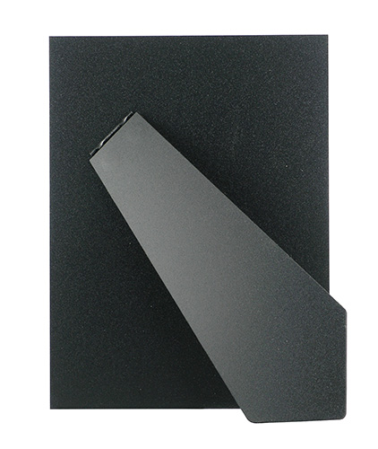 Black rectangular strut backs - 18x24 cm