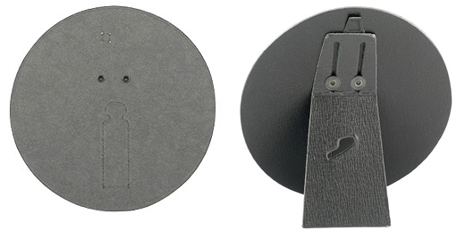 Fibre round strut backs - diameter 8 cm