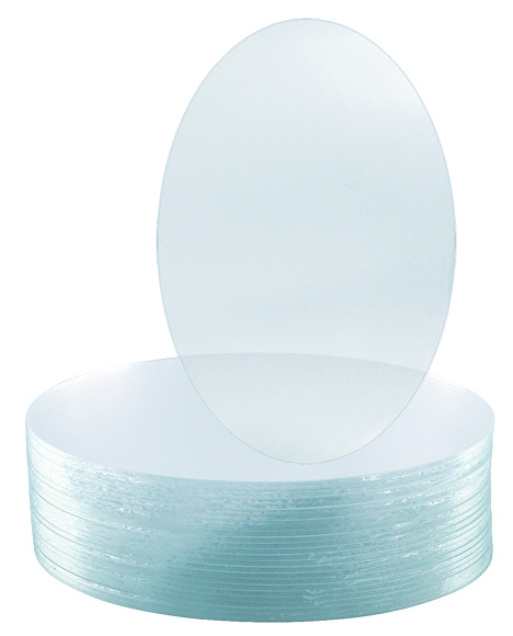 Oval glass - 13x18 cm