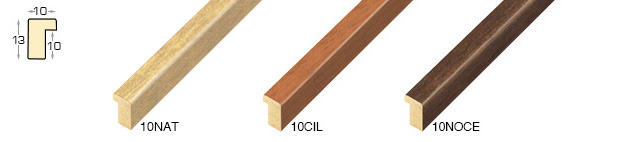 Complete set of corner samples of moulding model 10 (2 pieces)