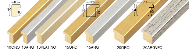 Moulding ramin width 10mm height 14 - platinum