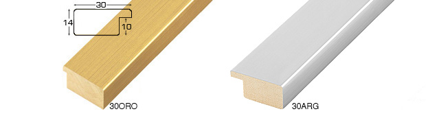 Moulding ayous, width 30mm height 14 - gold