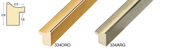 Complete set of corner samples of moulding 334 (1 piece)