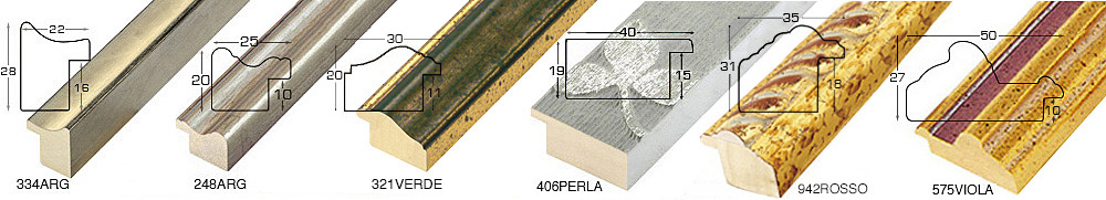 Corner sample of moulding 328ORO