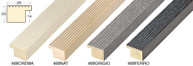 Moulding ayous, widht 29mm, height 20 - Cream