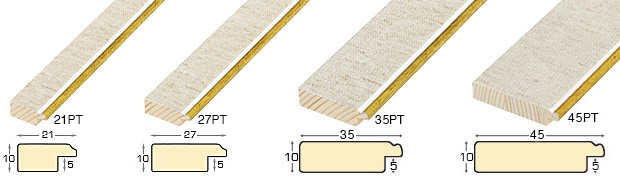 Corner sample of moulding 21PT