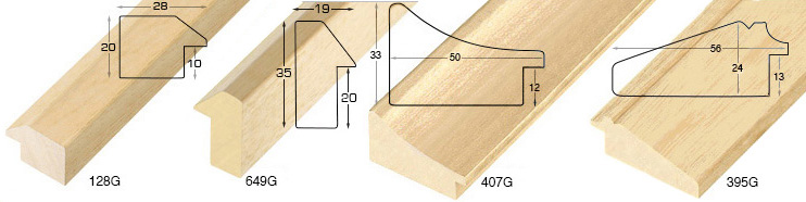 Corner sample of moulding 239G