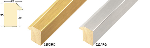 Moulding ayous, width 27mm height 35 - Gold