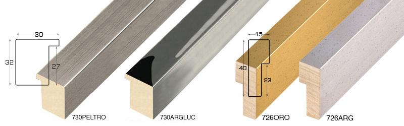 Corner sample of moulding 730ARG