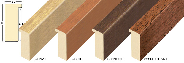 Moulding ayous Width 20mm height 45 - natural