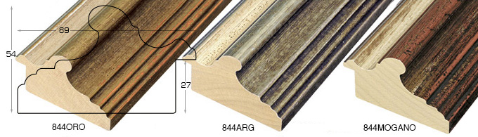 Moulding ayous - Width 89mm Height 54 - Old White