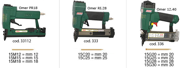 Omer PR18 air gun for headless pins