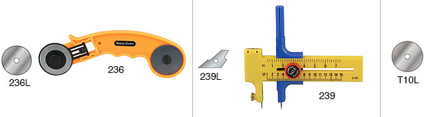 Blades for wheel cutter 236 and 23360/23399 - Pack 1 blade