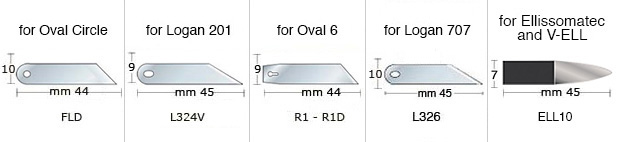 Blades for Fletcher Oval/Circle - Pack 10 blades