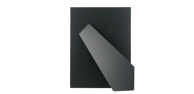 Black rectangular strut backs - 9x13 cm