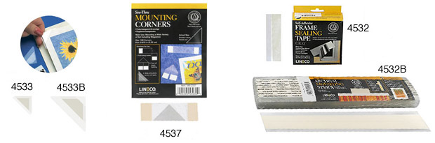 Self-adhesive mounting corners 17 mm - Pack 240