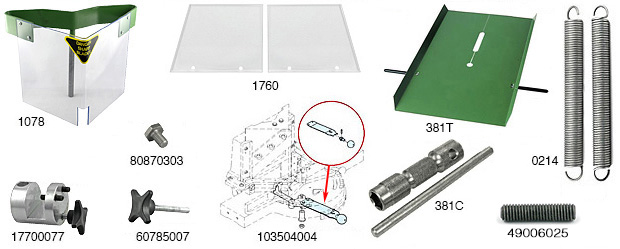 Safety guard for guillotine Morso